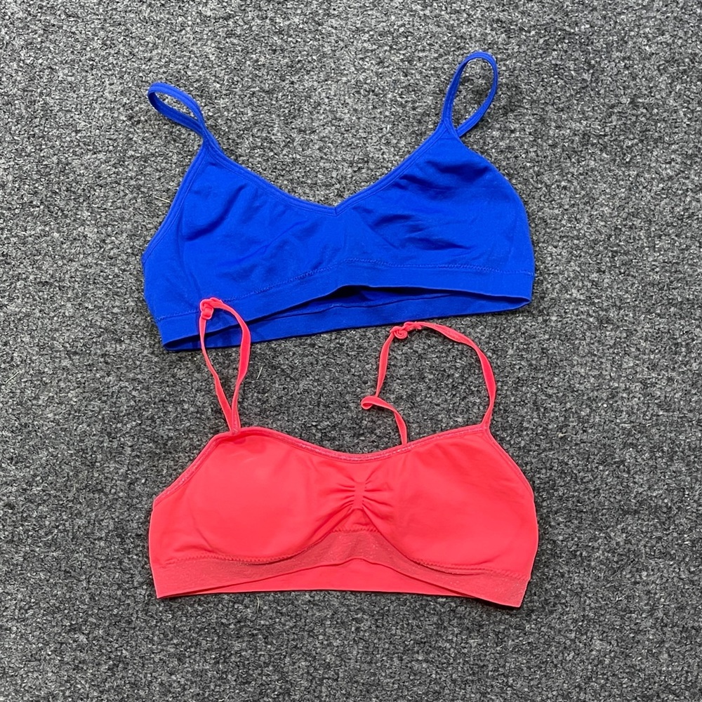 Bundle Fruit of the Loom & Hanes Girl’s Trainings Bras Sz 30/M